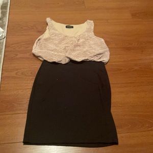 Eclipse gold shimmer dress